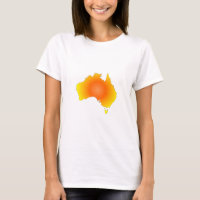 Sunny Australia Map