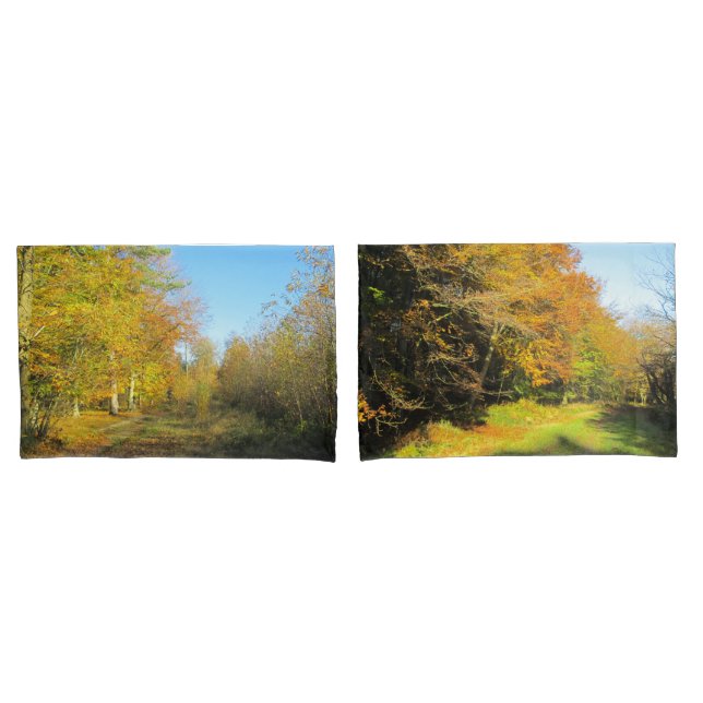 Sunny Autumn Walk - Personalized Pillowcase (Front-Set)