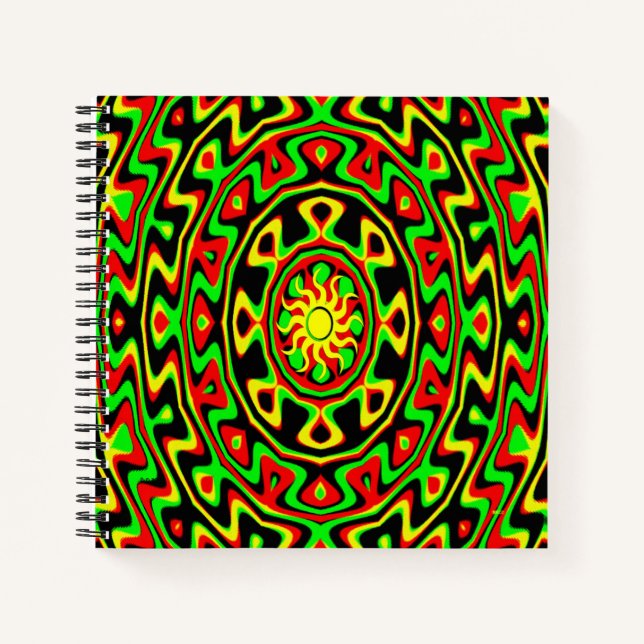 Sunny  Aztec Moments.... Notebook (Front)