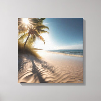Sunny Beach  Canvas Print