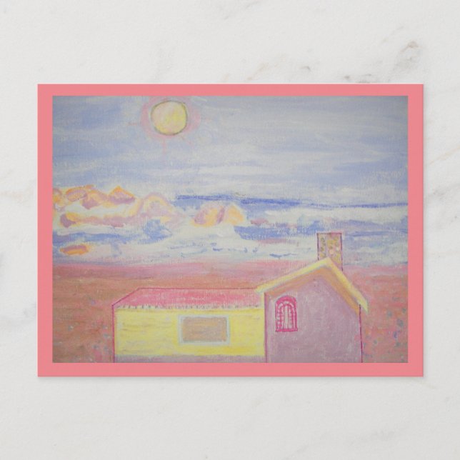 Sunny Beach House Postcard (Front)