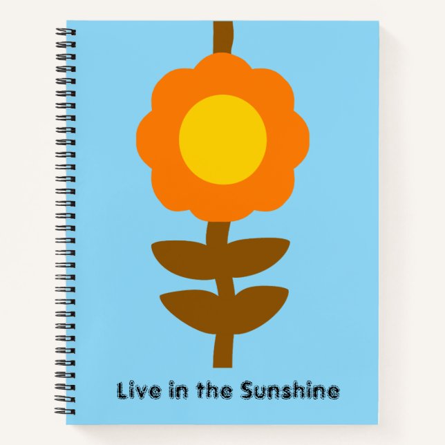Sunny Bloom Notebook (Front)