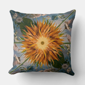 Sunny Blooms Garden Cushion