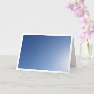 Sunny Blue Sky Background Card