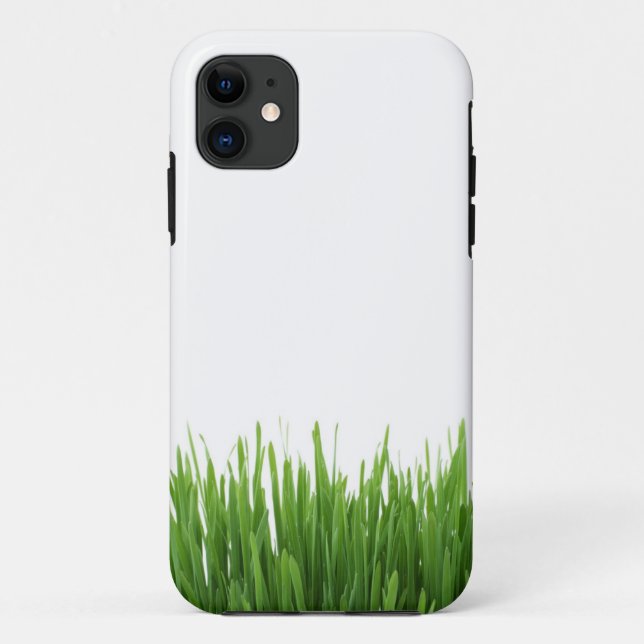 Sunny bright green grass earth photograph print Case-Mate iPhone case (Back)