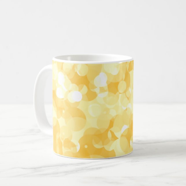 Sunny Bright Shades of Yellow Coffee Mug (Front Left)