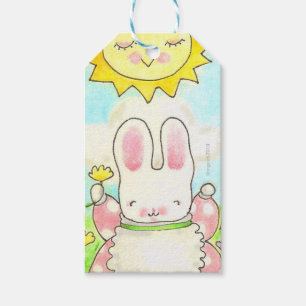 Sunny Bunny gift tag