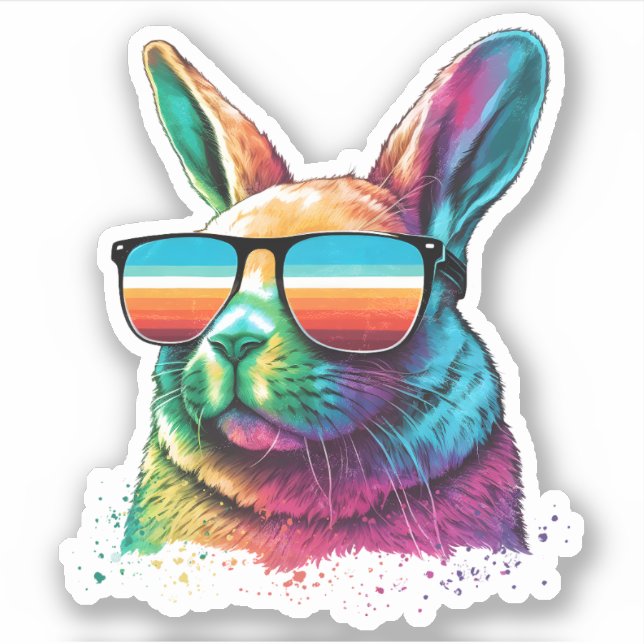 Sunny Bunny Rabbit in Sunglasses (Front)