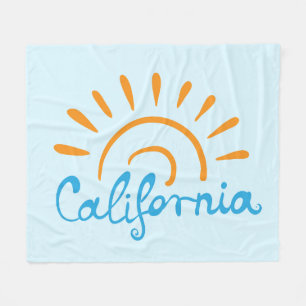 Sunny California Logo Fleece Blanket