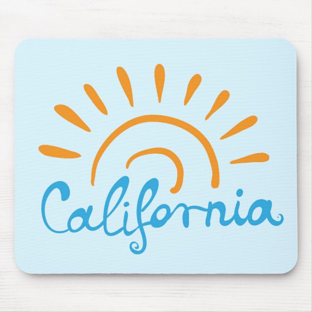 Sunny California Logo Mouse Pad (Front)