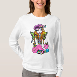 "Sunny" Candied Butterfly Rainbow Fairy Top
