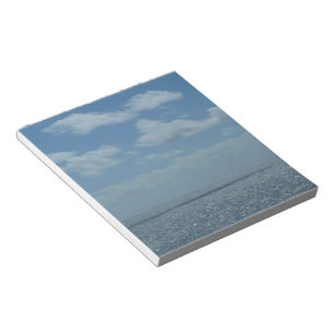 Sunny Caribbean Sea Blue Ocean Notepad