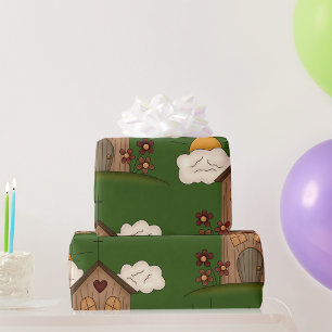 Sunny Church Wrapping Paper