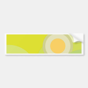Sunny colours bumper sticker