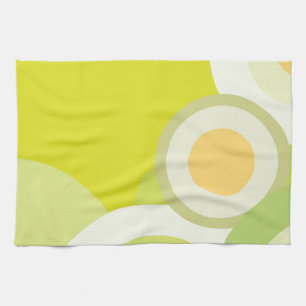 Sunny colours tea towel