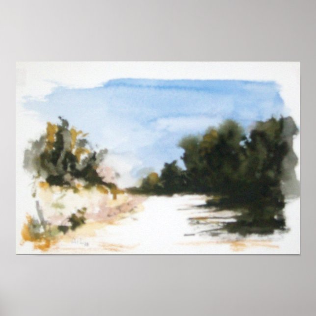 SUNNY COUNTRYSIDE IN TUSCANY POSTER (Front)