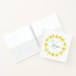 Sunny Daffodils.  Notebook