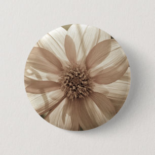 Sunny Dahlia 6 Cm Round Badge
