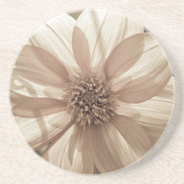 Sunny Dahlia Coaster (Front)