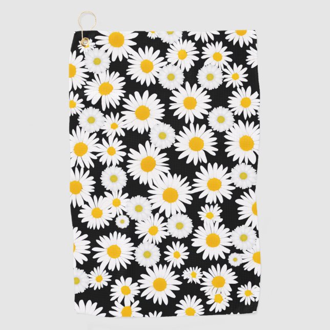 Sunny Daisies  Golf Towel (Front)