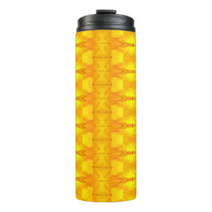 Sunny Daisy Ikat 4 Thermal Tumbler