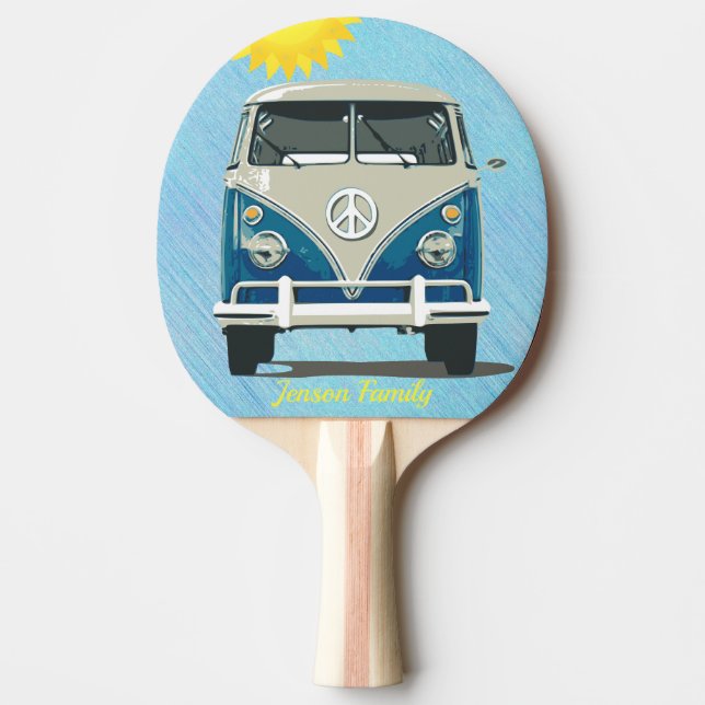 Sunny Day Blue Skies Ping Pong Paddle (Front)