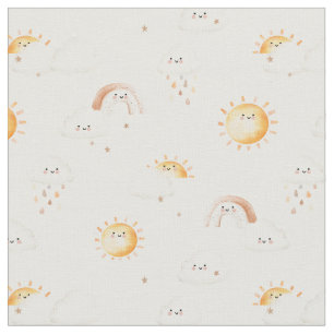 Sunny day happy weather sunshine fabric