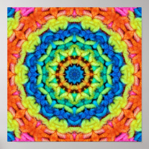 Sunny Day Kaleidoscope Poster