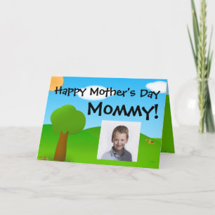 Sunny Day Mummy Mother's Day Photo Greeting Card