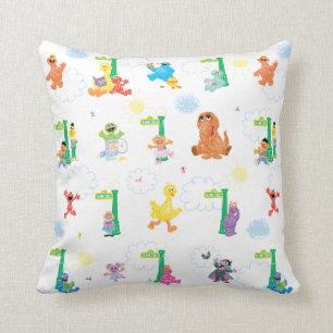 Sunny Day Sesame Street Pattern Cushion