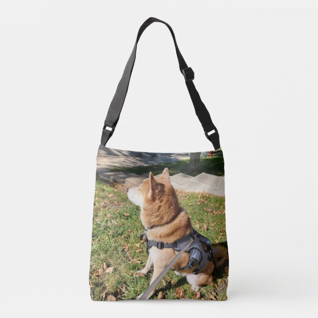 Sunny Day Shiba Inu Tote (Back)