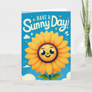 Sunny day Standard, 5" x 7" Folded Greeting Card