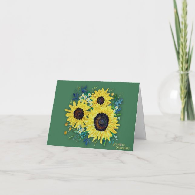 "Sunny Day" Thank-you Card (Front)