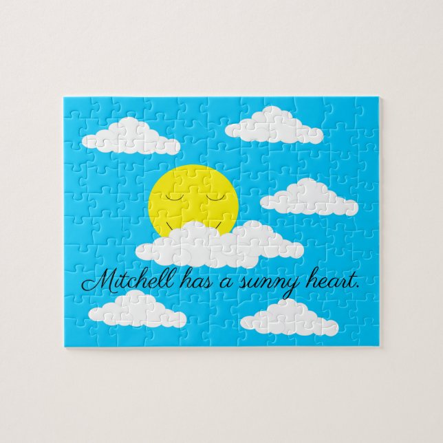 Sunny Day with Lots of Clouds Jigsaw Puzzle (Horizontal)