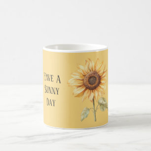 Sunny Day Yellow Sunflower Coffee Mug