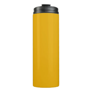 Sunny Daylily Yellow Solid Colour Print Thermal Tumbler