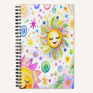 Sunny Days 5.5" x 8.5" Spiral Notebook