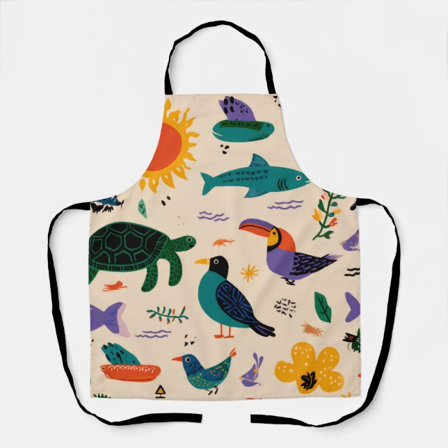 Sunny Days All-Over Print Apron Gift (Front)