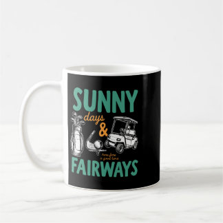 Sunny Days And Fairways Artwork Coffee Mug