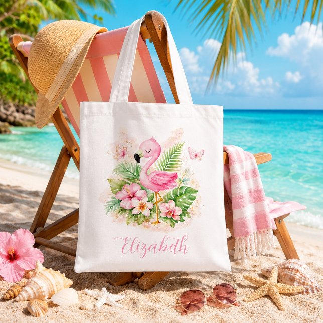 Sunny Days & Flamingo Ways  Tote Bag (Creator Uploaded)