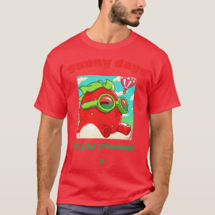 Sunny Days g Strawberry with Crest T-Shirt