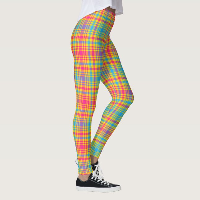 Sunny Days Plaid Leggings (Right)