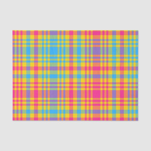 Sunny Days Plaid Tissue Paper (Front)