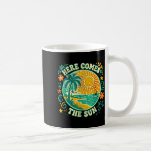 Sunny Days Retro Sunset On The Beach Mens Womens Coffee Mug