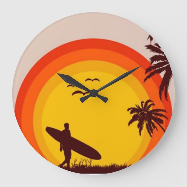 Sunny Days Wall Clock (Front)
