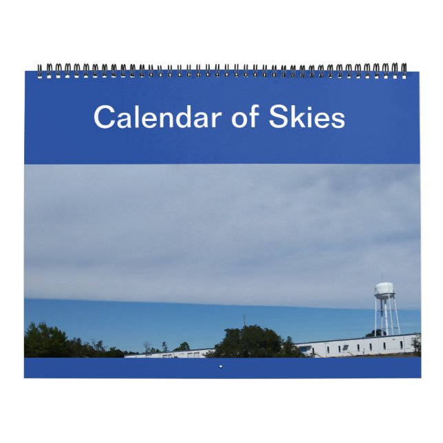 Sunny Daze Photo Calendar of Skies (Cover)
