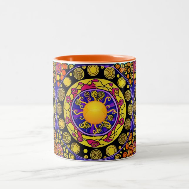 Sunny Daze Two-Tone Coffee Mug (Center)