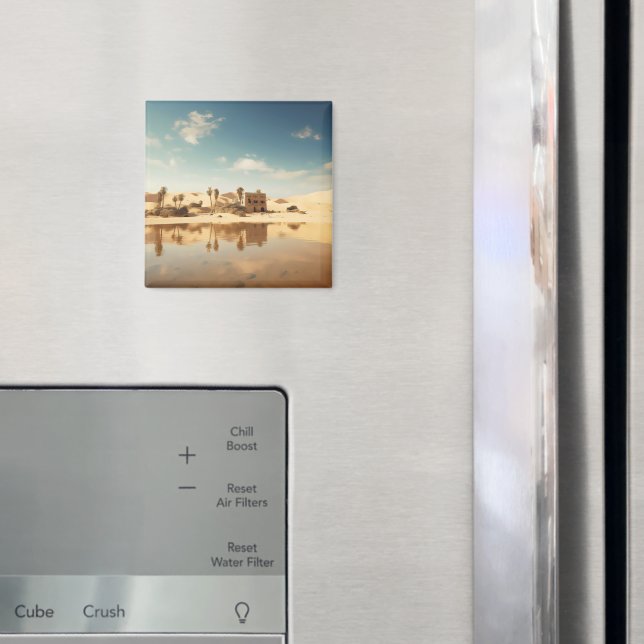 Sunny Desert Oasis Magnet (In Situ (Fridge))