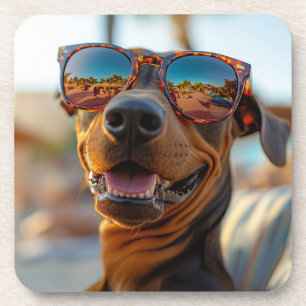 Sunny Dobermann Coaster
