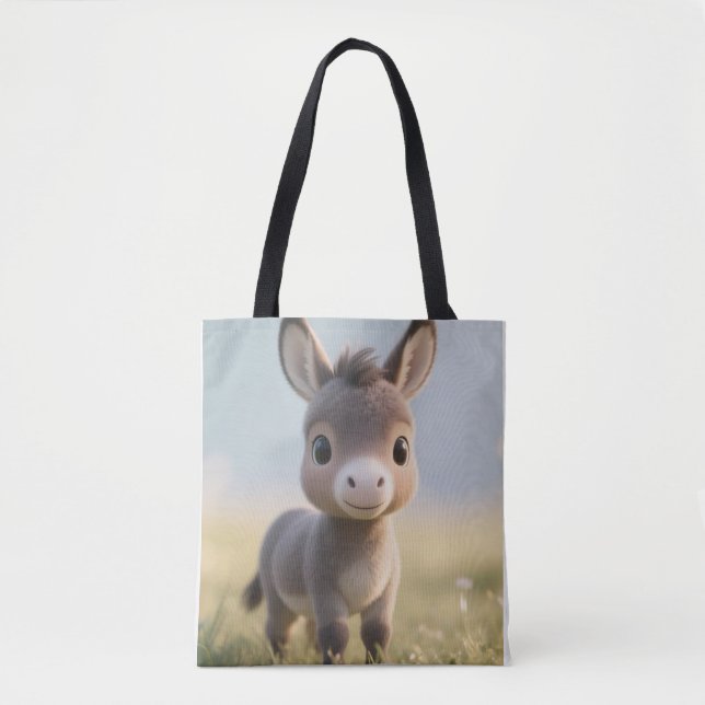 Sunny Donkey Tote Bag (Front)
